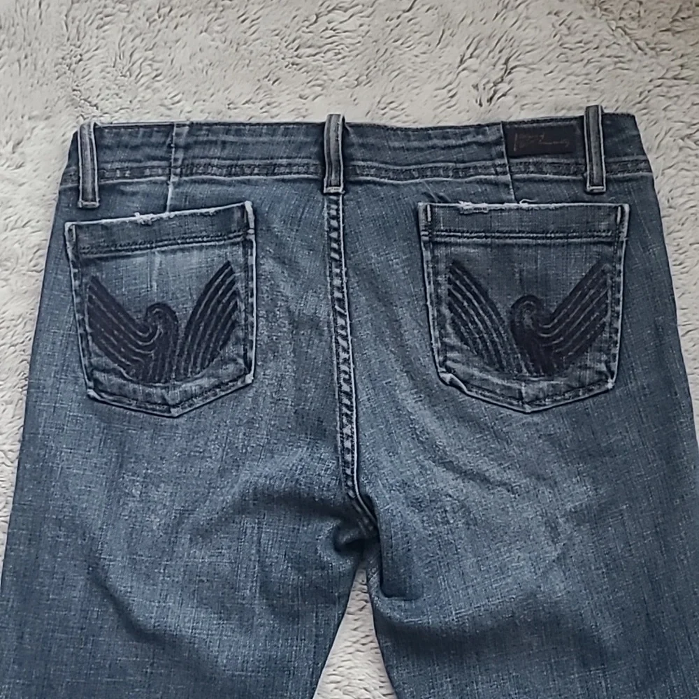 Citizens of Humanity Women's Jeans Straight Leg Size 29 Blue w/ Belt Wrap BOGO - Picture 6 of 15
